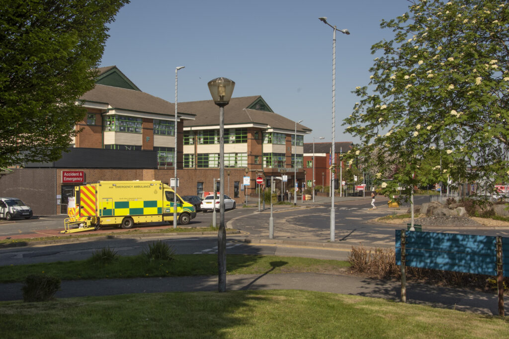 Royal Bolton Hospital on a sunny day