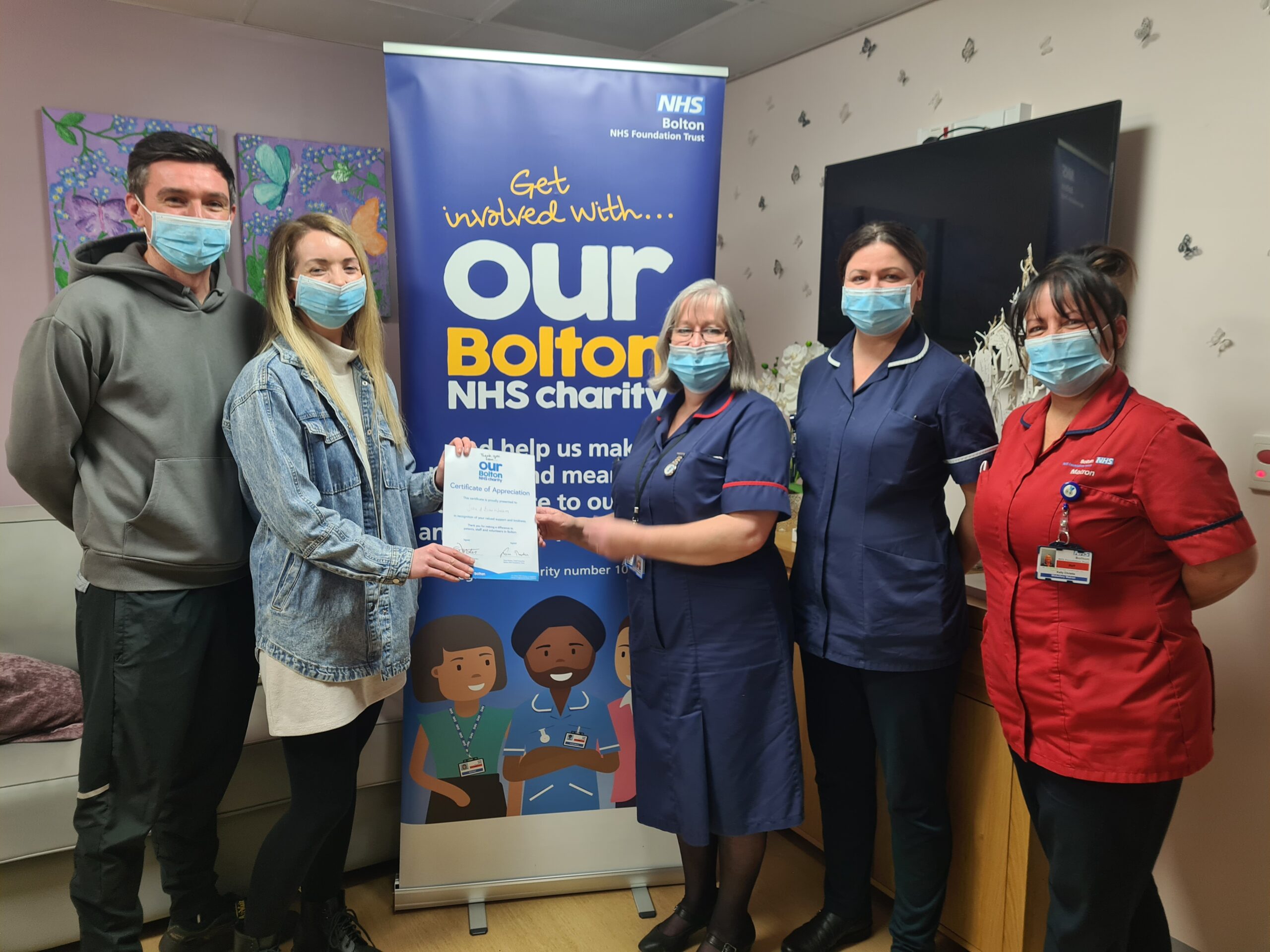 Bereaved parents raise thousands for Our Bolton NHS Charity