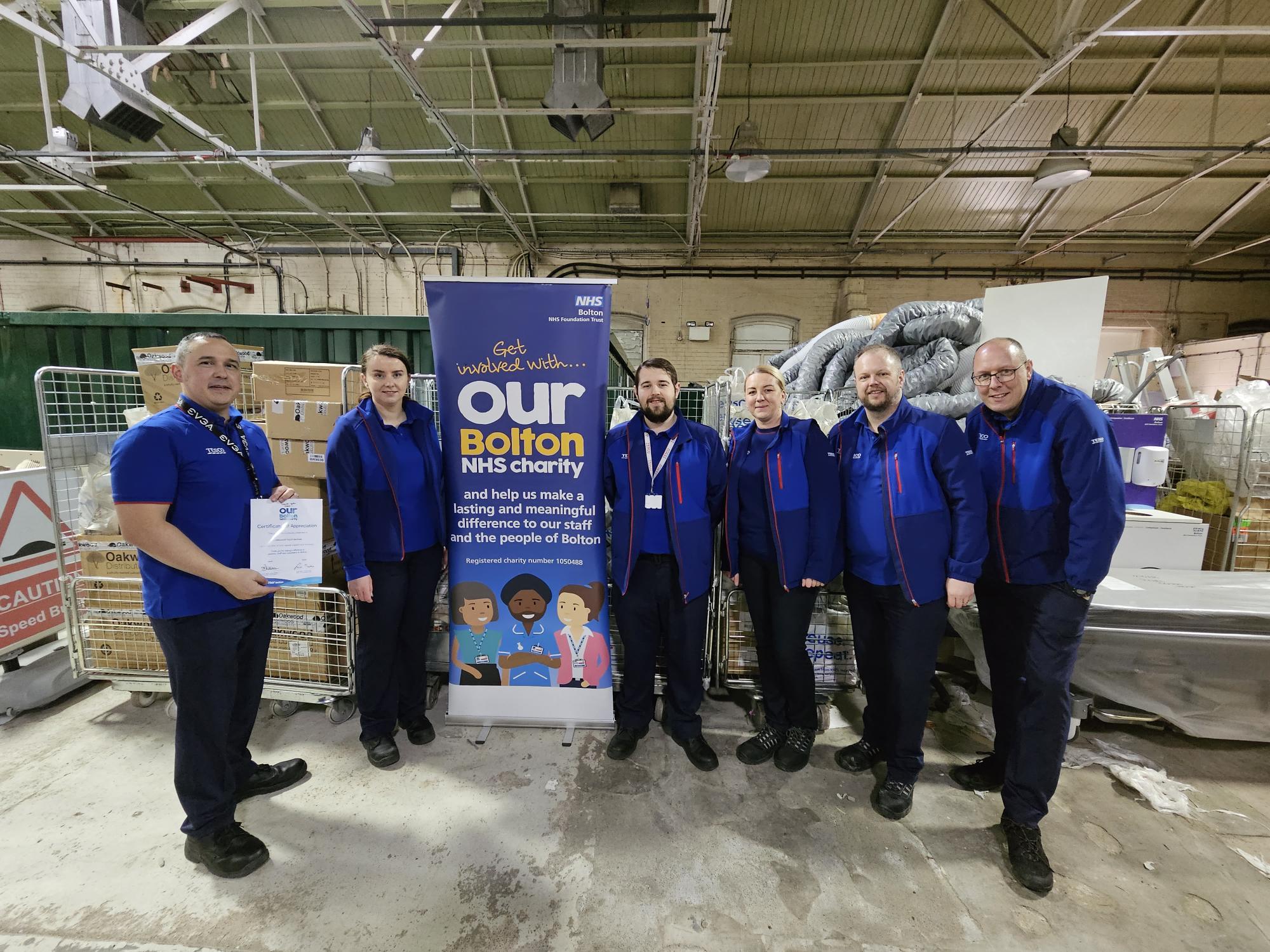 Tesco donate 1,500 books for patients and staff at Royal Bolton Hospital