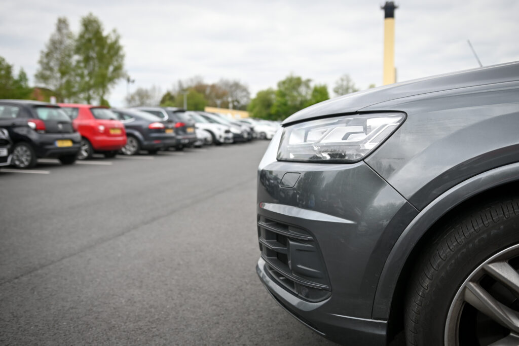 Car park at the Royal Bolton Hospital