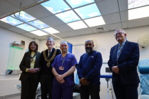 Mayor of Bolton in Plaster Room