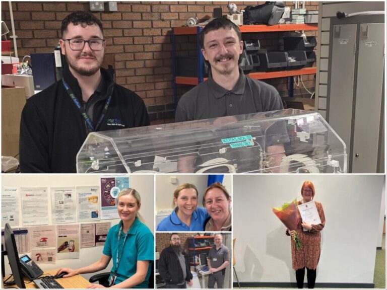 A collage of Bolton NHS FT apprentices