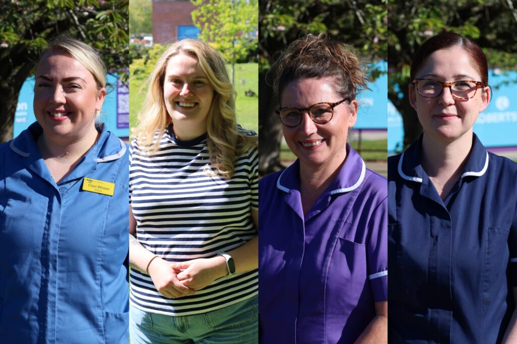 Montage of Bolton midwives