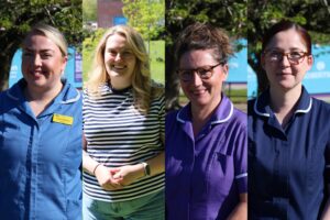 Montage of Bolton midwives