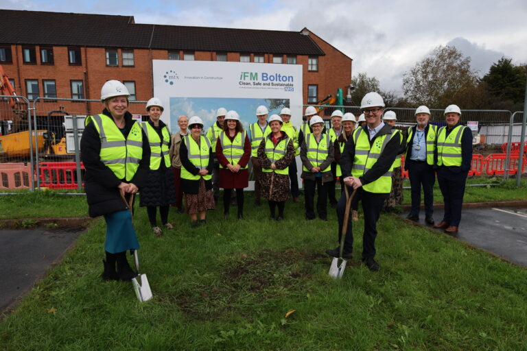 Colleagues from Bolton NHS FT, MTX, iFM Bolton gather for groundbreaking ceremony at new lab